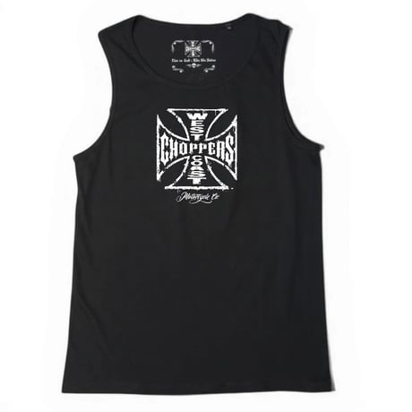 West Coast Choppers/ W.C.C Logo Vest "BLACK"