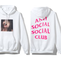 Anti Social Social Club/Jav White Hoodie 限定デザイン