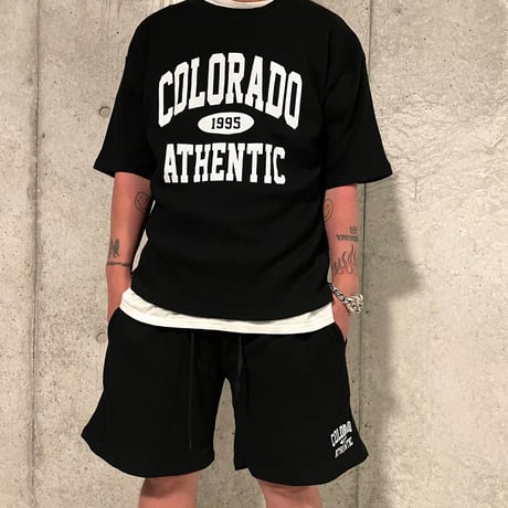By The R/ Thermal college Set UP (Tops&Shorts) "BLACK"