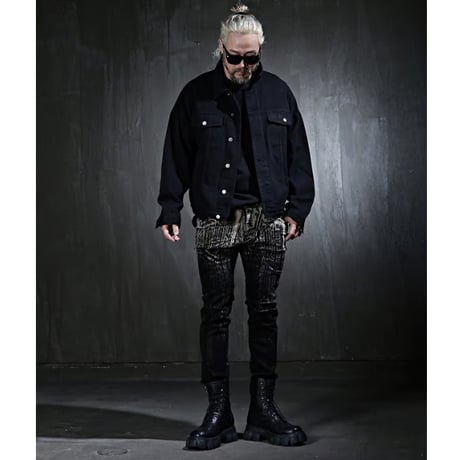 By The R/ Back Cross Denim Jacket