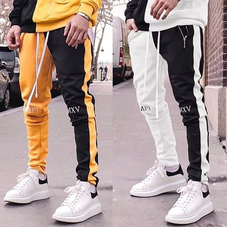 GUAPI/FUSION Track Pants　YELLOW×BLACK