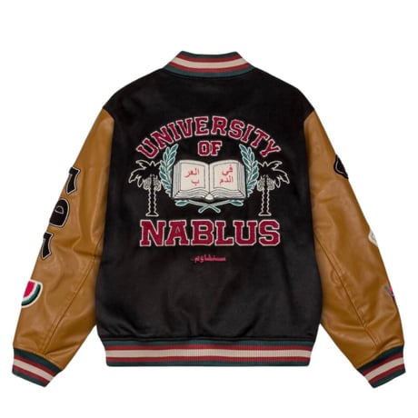 GRMY/NABLUS WOOL BASEBALL JACKET” "BLACK"