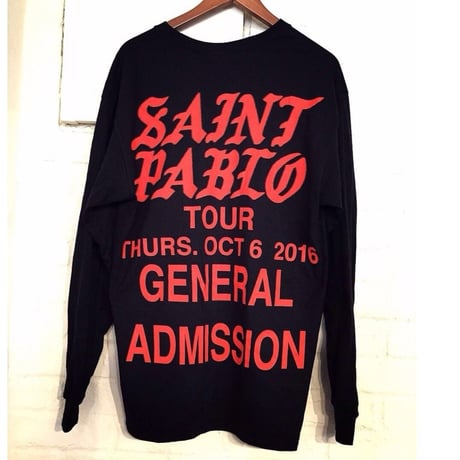 Saint Pablo Tour/official long sleeve