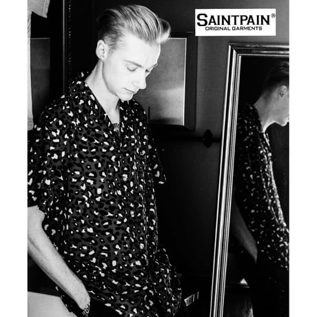 SAINT PAIN/Small Leopard Shirts BROWN