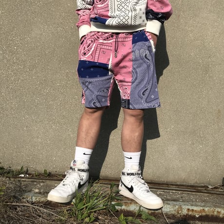 GRMY/BANDANA ALL OVER print SHORTS