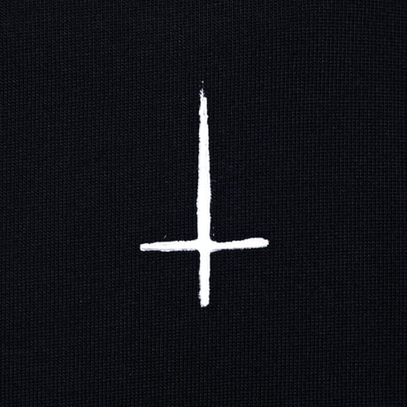 By The R/ Cross Paint Cotton LongSleeve Tee BLACK