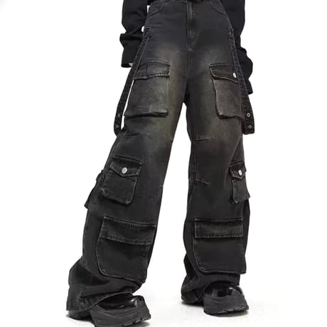 Mismatch NYC/ Wide Black wash denim
