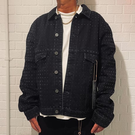 VALABASAS / Rhinestone Denim Jacket