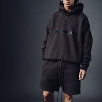 ESSENTIALS  fear of god /HALF ZIP pullover "BLACK"