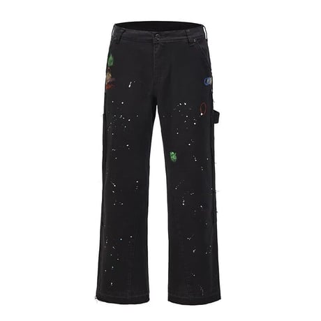 WOSS.official/Buggy  denim pants　"Black "