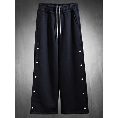 By The R/ Snap Sweat Pants  "BLACK"