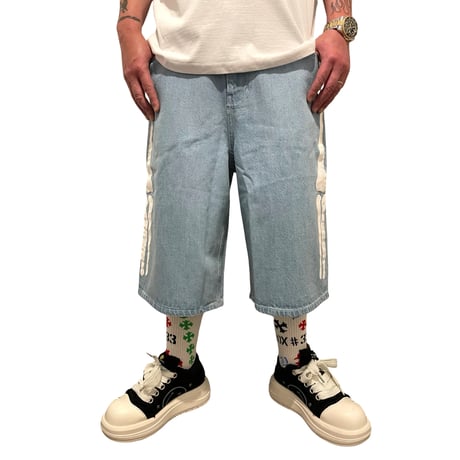 VANSON / Skalton Bones Denim Shorts "INDIGO"