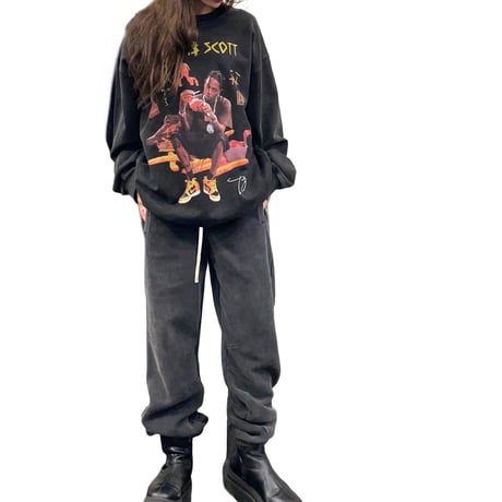 Mismatch NYC/Washed SweatPants (SET UP)