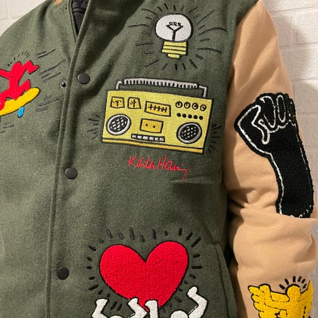 Reason Clothing Newyork /Keith Herring Stadium Jacket