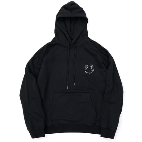 BLACK BLOND/BB logo smile  Hoodie  BLACK