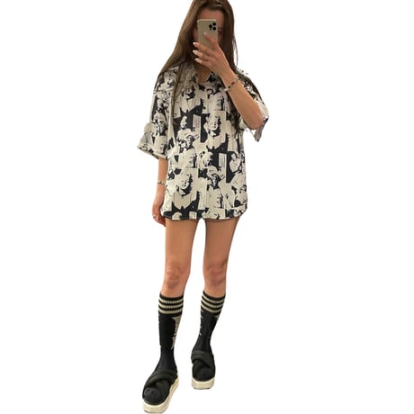 RE NEW/Marilyn summer shirts  "IVORY"