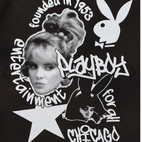 Playboy/Washed Tshirts "BLACK"