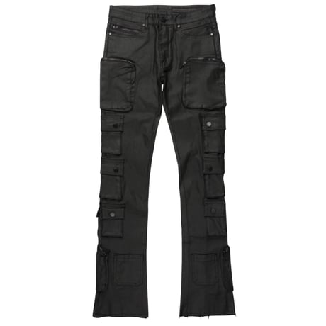 RockStar Original / Pocket Flare denim  Wax Black