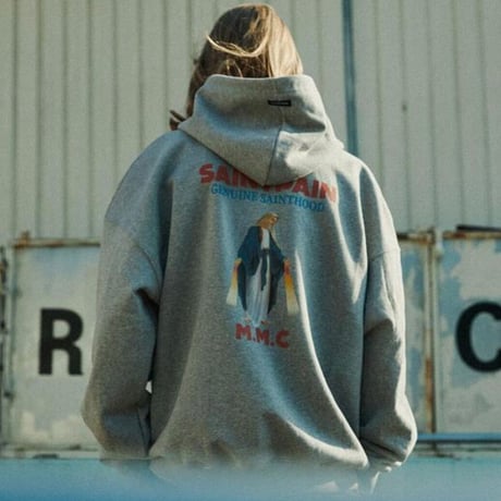SAINT PAIN/ Mary Hoodie GRAY