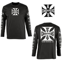 West Coast Choppers/ W.C.C Logo Longsleeve Tshirts "BLACK"
