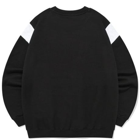 SAINT PAIN/Saint Club Varsity Crewneck "BLACK"