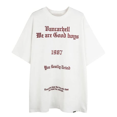 Mismatch NYC/Embroid  1987 Tee  (BLACK/WHITE)