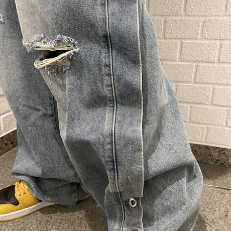 Mismatch NYC/SuperWide Denim Pants (SET UP)