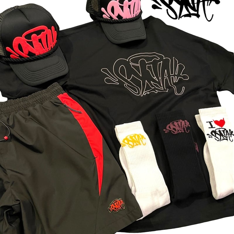 centralcee syna world キャップ SYNA WORLD / Syna Trucker Cap (Black×Red) | BIN