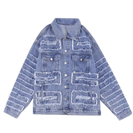 Mismatch NYC/Damaged Denim Jacket