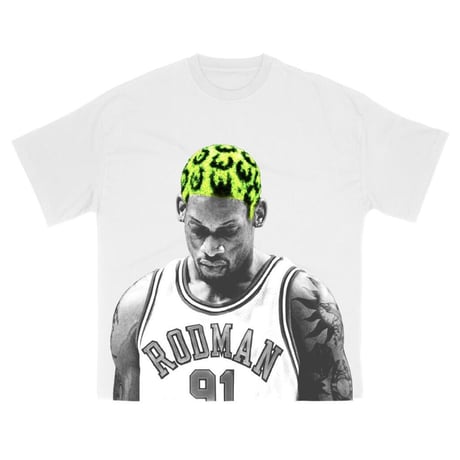 RODMAN official brand/Hair Green Tshirts