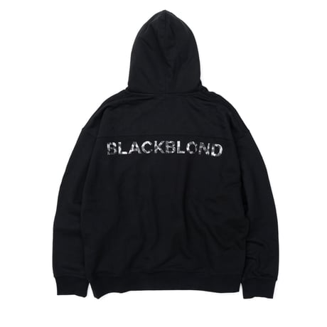 BLACK BLOND/BB logo smile  Hoodie  BLACK