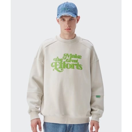 WOSS.official/Messege Crewneck Sweat