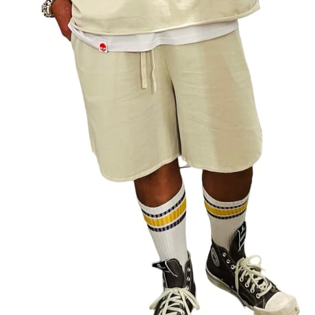 Mismatch NYC/Cotton Shorts  "oatmeal"  (SET UP)
