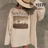 YEEZY / VALTURES ALBUM LongSleeve Tee "CREAM"