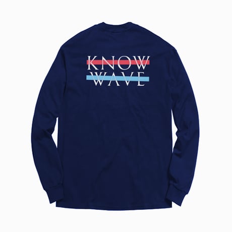 Know Wave/Long sleeve  ネイビー
