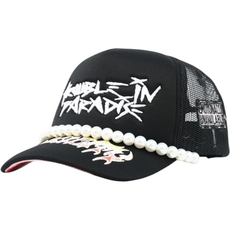 TOXICITY X DSMSD/ TROUBLE IN PARADISE TRUCKER HAT (BLACK)