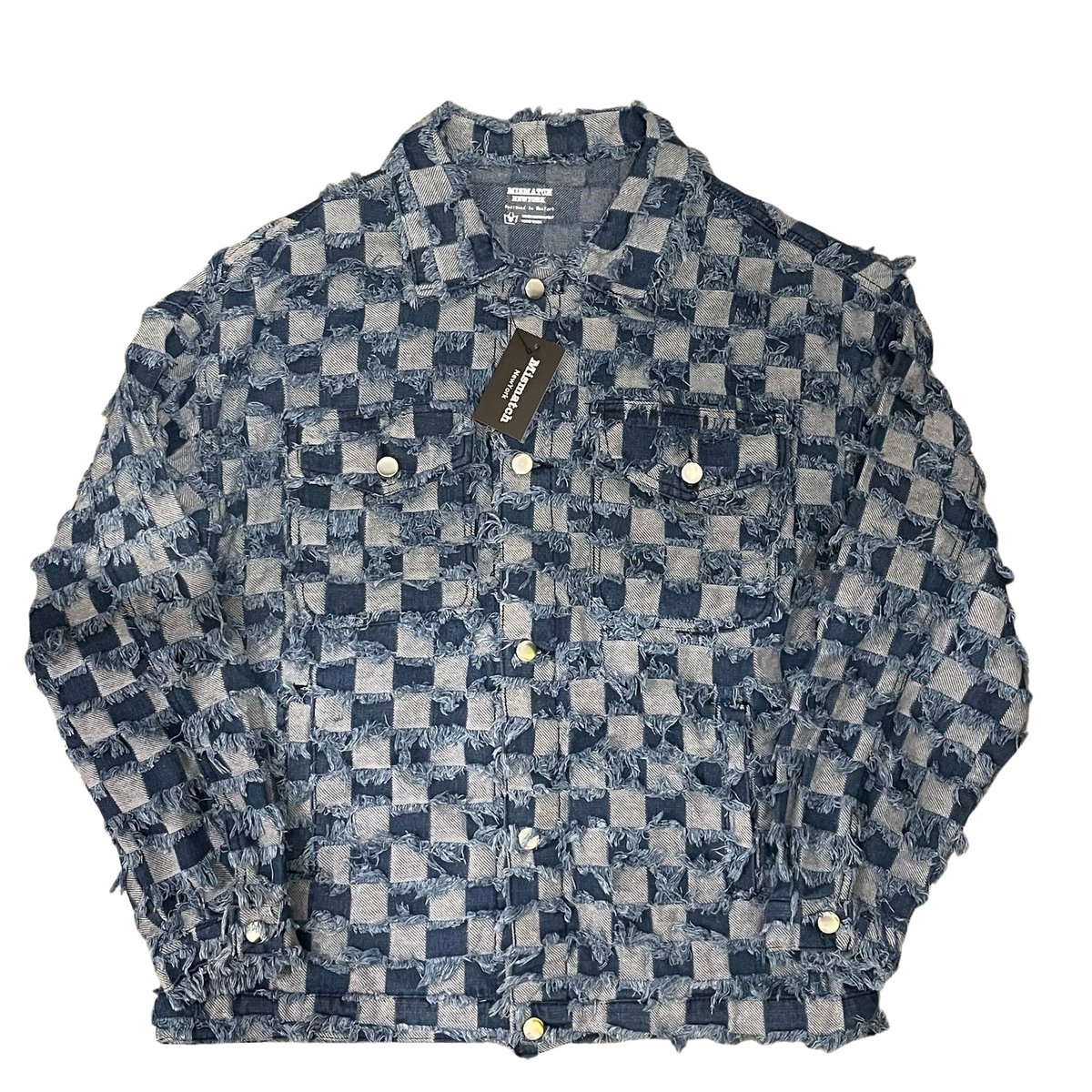 ジャケット・アウター mismatch new york Mismatch NYC/Denim Checkboard Shirts Jacket | B
