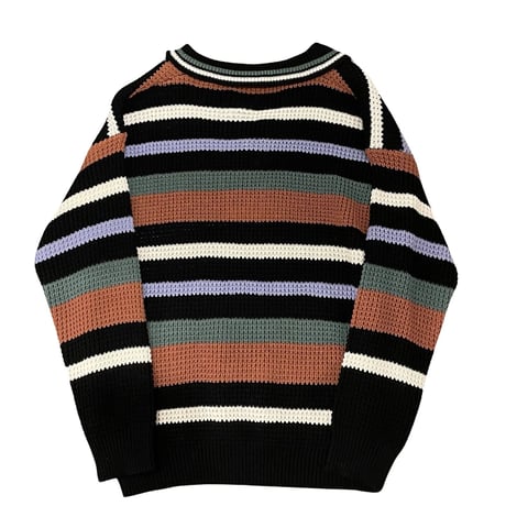 Mismatch NYC/  border crochet knit