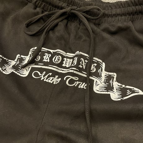 WOSS.official/Suede Set UP(shirts ＋ shorts)  BLACK