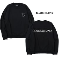BLACK BLOND/BB logo smile  Crewneck  BLACK