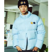 MISTER CHILD/Flower Puffer Jacket "BLUE"