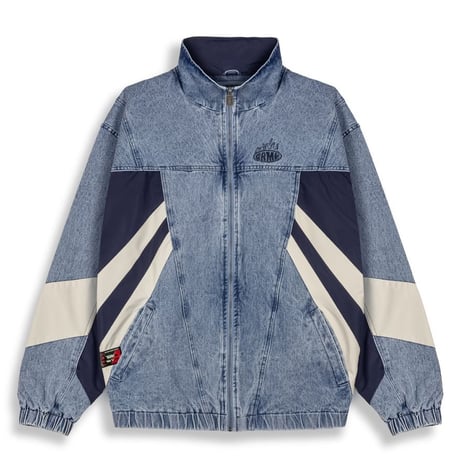 GRMY/ SCRATCHING MEMORIES DENIM TRACK JACKET