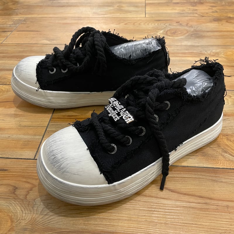 Mismatch NYC/Denim Rope Shoes BLACK | BINGOSTAR