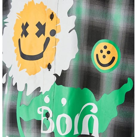 WOSS.official/Flower Flannel Shirts