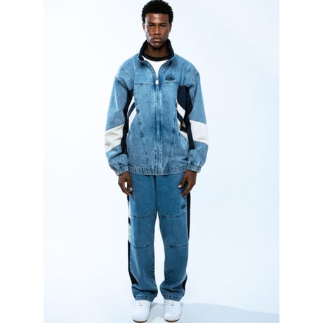 GRMY/ SCRATCHING MEMORIES DENIM TRACK JACKET