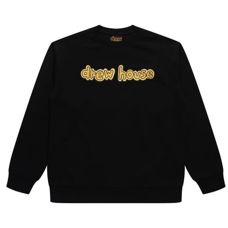 Drew House/LOGO Crewneck Sweatshirts "BLACK"