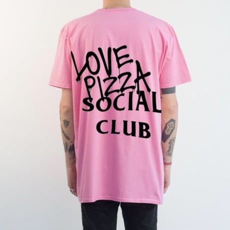 No Perfect Italy/Love Pizza Social Club Tee PINK
