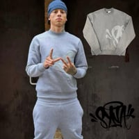SYNA WORLD / Logo Crewneck sweatshirt  (GRAY)