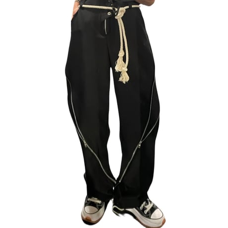 Mismatch NYC/ Rope Wide Zip Pants