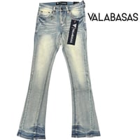 VALABASAS / Mr Stacked Denim  "Wash Blue"